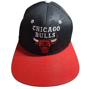 NBA Chicago Bulls Basketball‎ YOUTH Red & Black Snapback Hat KIDS Cap